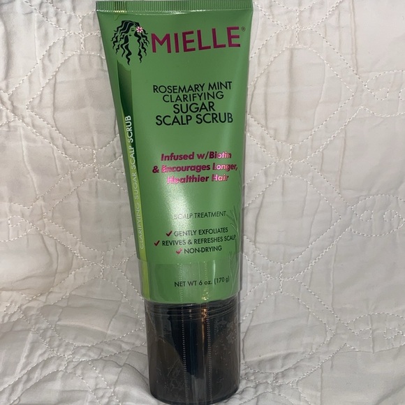 Mielle Rosemary Mint Clarifying Sugar Scalp Scrub w Biotin 6 Oz New & Sealed - Picture 3 of 13
